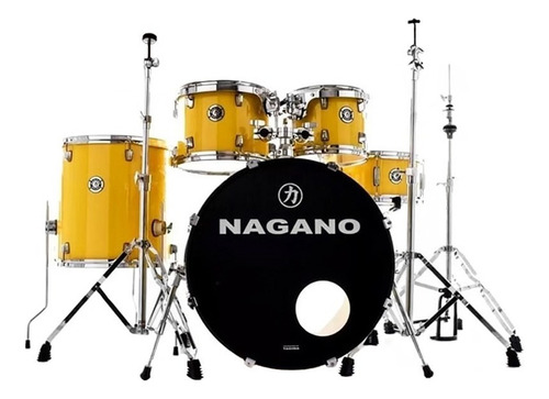 Bateria Nagano Garage Rock 22 Acústica - Yellow Racing