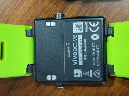 Reloj Pulsera Garmin Vivoactive Genuino Icon Cable De Carga (Usado)