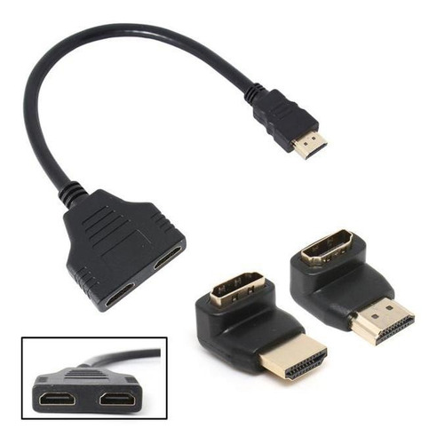 Cable Adaptador De Señal Doble Hdmi 1 A 2 Dividido\ Hdmi Mal