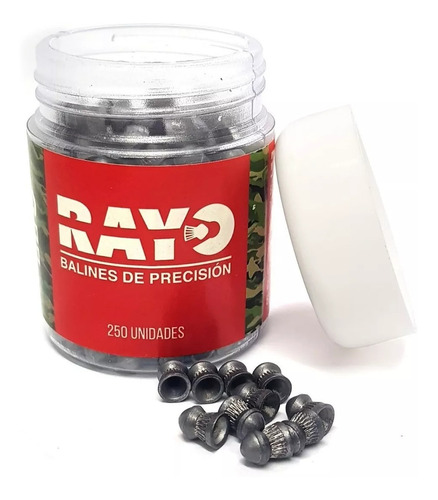 Imagen 1 de 3 de Balines Rayo 5.5 Lata 250 Unidades El Jabali