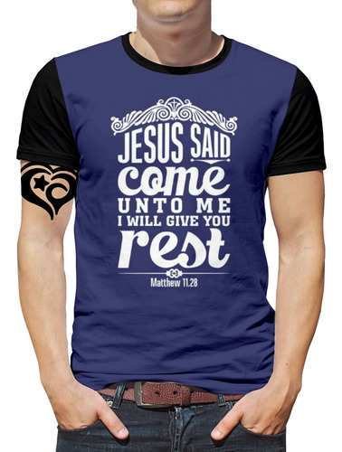 Camiseta Jesus Plus Size Gospel Criativa Masculina Roupa Aze