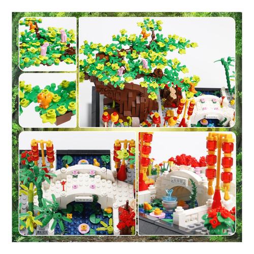 1426pcs Pine Bonsai Tree Mini Building Blocks Set, Kit De De