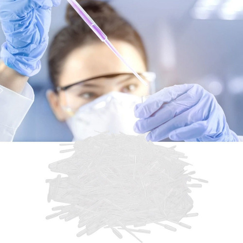 Imagen 2 de 5 de 1000 Pipetas Desechables De Transferencia De Plástico Calib