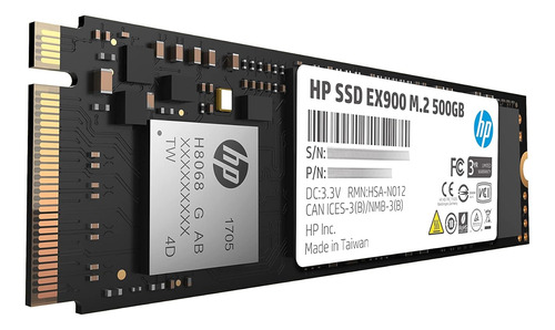 Ssd 3d Nvme Hp Ex900 M.2 Pci Express 500gb M2