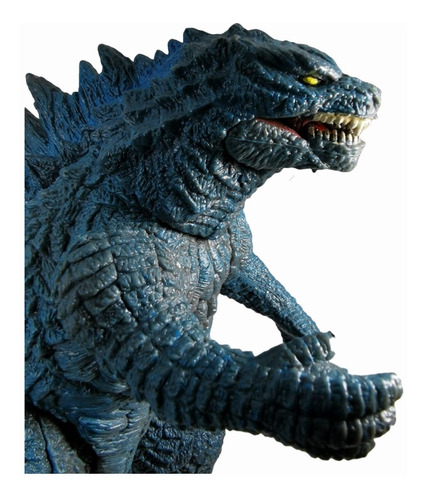 Figura Godzilla Kaiju Gojira Azul Monstruo Con Sonido 25cm