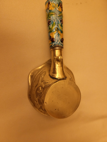 Dragón Cloisonné Plancha Carbón Bronce Reliquia Orfebre Arte (Usado)