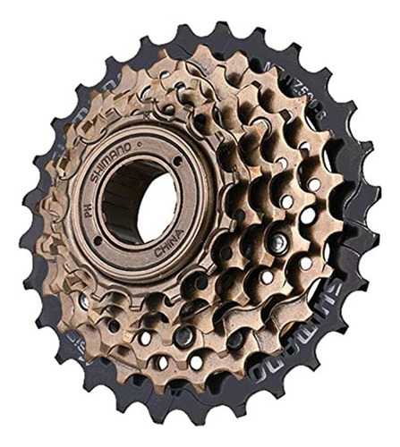 Piñón Shimano 6v Mf-tz500-6 Bicicleta Por Bicicleteria A.g. Dorado 14 28