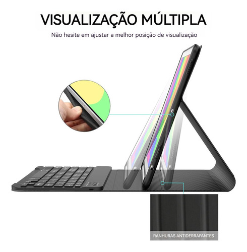 Teclado, Funda Y Ratón Para iPad 6ª Generación De 9,7 Pulgad