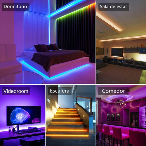 Tira De Luces Neón Flex Luces Led Impermeable 5m Ip65 Rojo