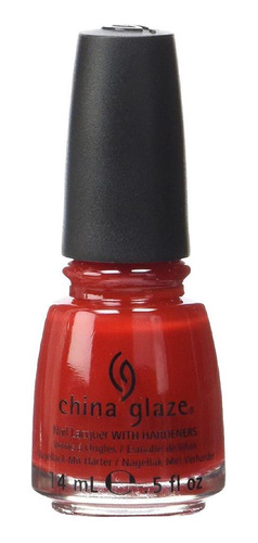 Esmalte De Uñas Cremoso China Glaze High Roller Rojo 14ml