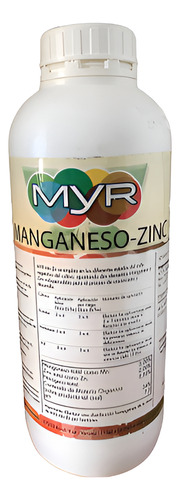 Fertilizante Líquido Myr Manganeso-zinc X 1 Litro
