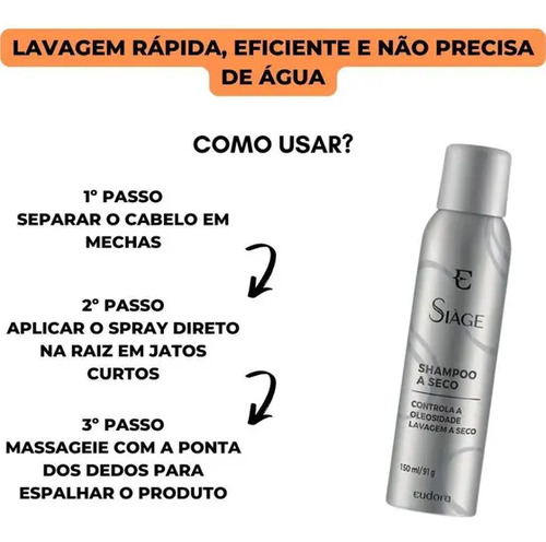 Shampoo A Seco Siàge 150ml