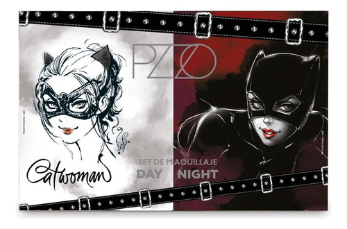 Set De Maquillaje Day & Nigth Catwoman Pzzo