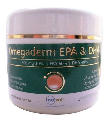 Omegaderm 30% 500ml - 30 Capsulas 