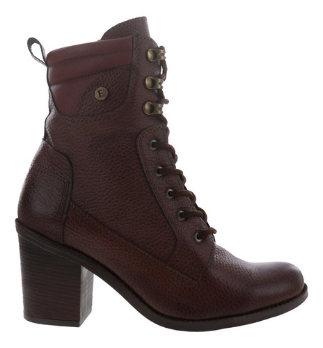Imagen 2 de 4 de Botines Estilo Combate Dama Mujer Con Agujetas Erez