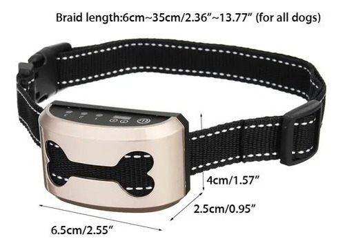 Imagen 3 de 8 de Collar Eléctrico Antiladridos De Entrenamiento
