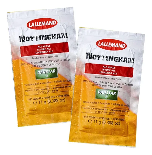 2x Danstar Nottingham Ale Yeast 11g Cervezas De Calidad Prem