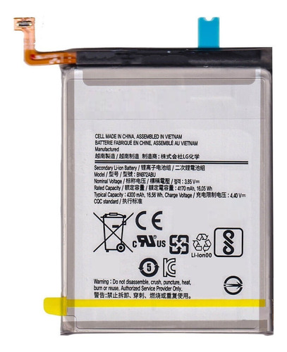 Bateira Para Galaxy Note 10 Plus ( N975 ) Eb-bn972abu + Nf
