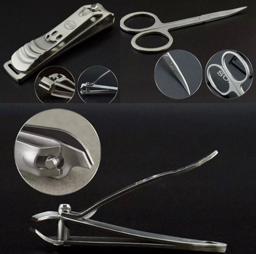 Set Manicure Pedicure Corta Uñas Cutículas Accesorios 10pcs