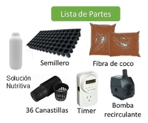 Sistema Hidropónico Tipo Nft Para 36 Hortalizas Triangular