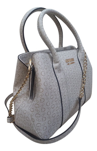 Bolsa Guess Original Mod:sg914505 Med:28x20x10 Cm Stone Stone Lisa Oro Stone