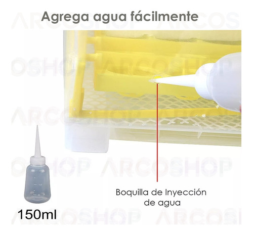 Hhd 48 ovos, galinhas e incubadora de aves com giro automático