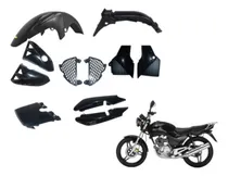 Comprar Kit Plasticos Yamaha Ybr 125 11 Pzs Negro Bpm Repuestos