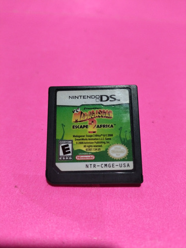 Videojuego Madagascar 2 Nintendo Ds