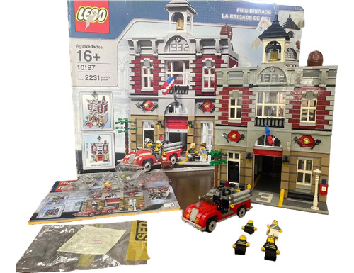 Oferta! Lego Creator 10197 Buildings Fire Brigade Completo 