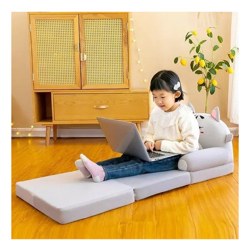 Sofá Plegable Para Niños Pequeños, Sillón, Funda Lavable