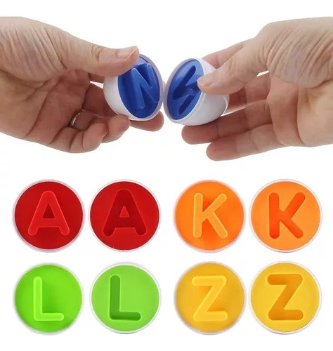 Juguete Didáctico De Huevos De Colores, Juego Didáctico Para