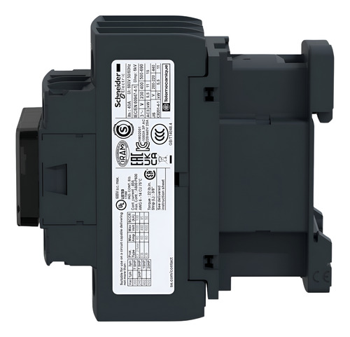 Contactor Schneider Lc1d25f7 De 25a Con Bobina De 110 Vca