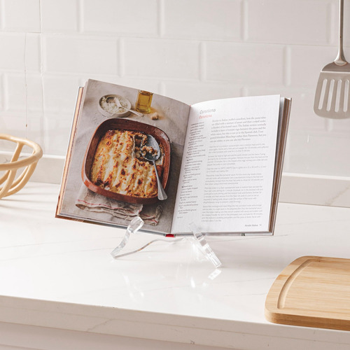 Soporte Acrílico Para Libros De Cocina Para Encimera De Coci