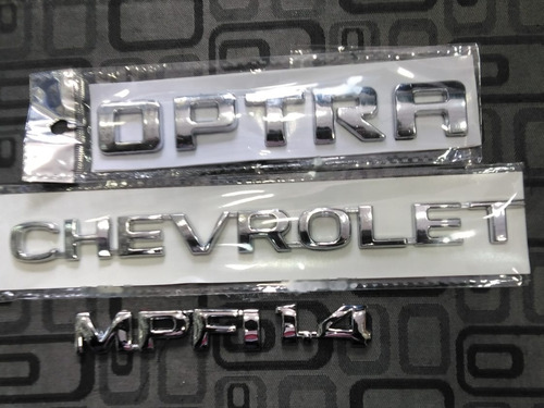 4 Emblemas 1 Chevrolet 1 Optra 1 Mpfi 1 1.4 Genéricos 