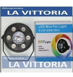 Imagen 2 de 4 de Potente Foco Giratorio Con Luces Led