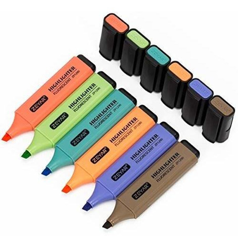 Highlighter Chisel Tip Marcador Pluma Color Surtificado...