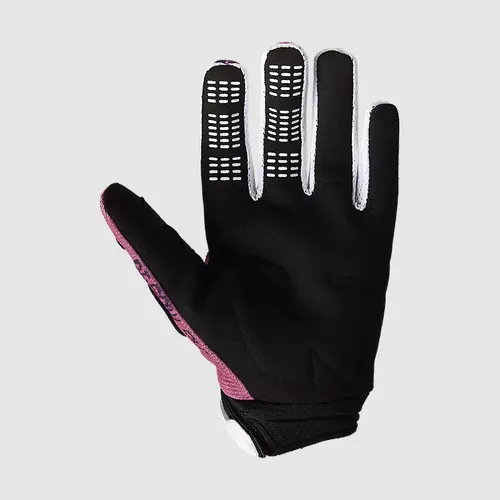 Guantes Moto Niña 180 Race Spec Rosa Fox Talla L