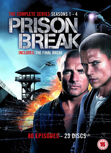 Prison Break Completa En Dvd !!! Incluye Pelicula De Regalo