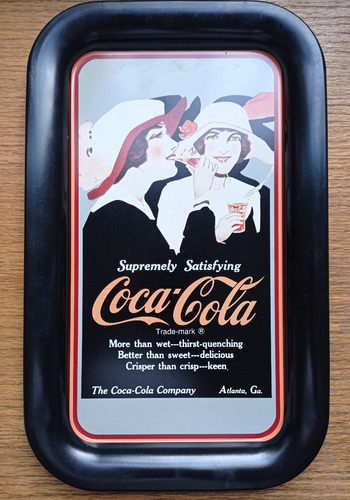 Bandeja Coca Cola 1992 Supremely Satisfying