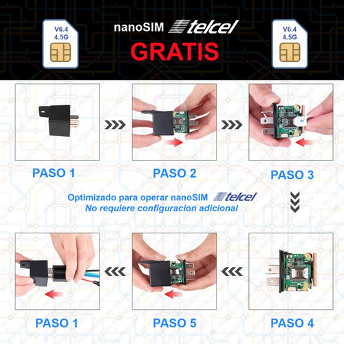 Imagen 5 de 7 de Gps Relay; Apagado Remoto, Monitoreo, Sim Y Sticker Gratis