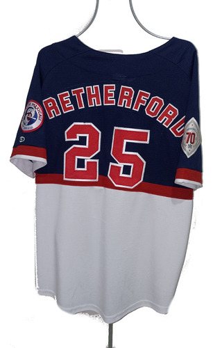Jersey Beisbol Aguilas Mexicali #25 Retherford S Tricolor