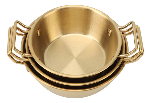 Cuenco De Salsa Robusto De Acero Inoxidable Con Asa
