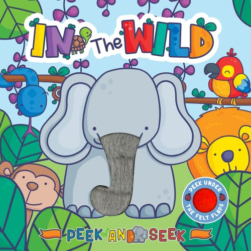 Book : Peek And Seek - In The Wild - Childrens Sensory Touc