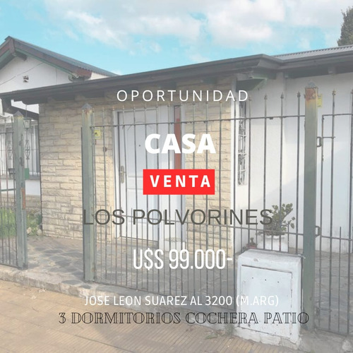 Venta De Casa En Los Polvorines Malvinas Argentinas