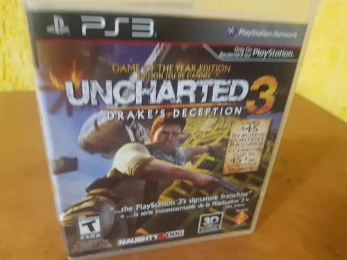 Uncharted 3 Drakes Deception para PS3 - Seminovo