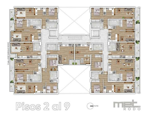 Imagen 14 de 14 de Apartamento -estrena Monoambiente En Rodó Prox Bv Artigas.