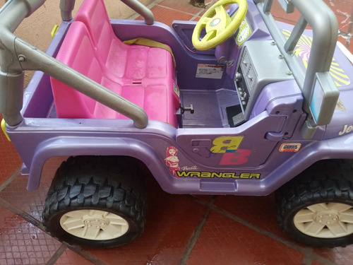 Jeep Barbie Wrangler Fisher-price Power Wheels Usado