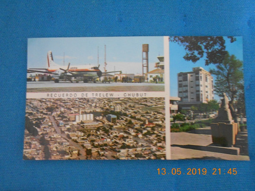 Postal - Trelew - Chubut - Aeropuerto - Vista Ciudad 