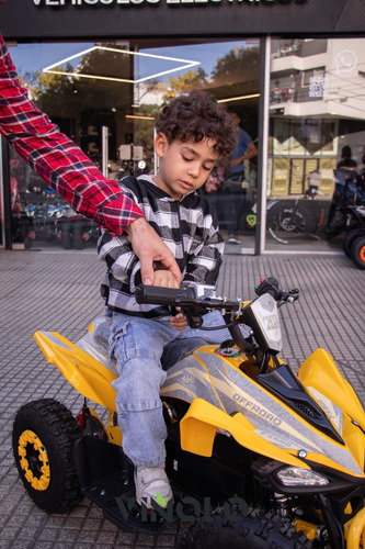 Mini Cuatriciclo Electrico Para Niños 800w Sunra + Casco / M