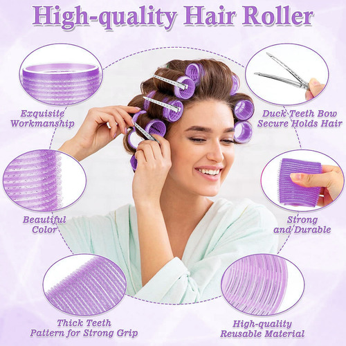 Juego De Rizadores De Pelo, 24 Unidades, Cepillos Para Hacer